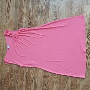 (12) Enchanté Coral Silky Soft Vacation Summer Flirty Feminind Fitted Flattering